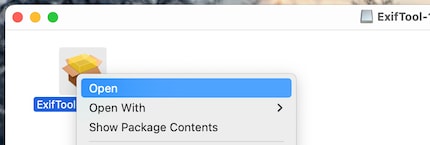 Den Installer musst du übers Kontextmenü öffnen.