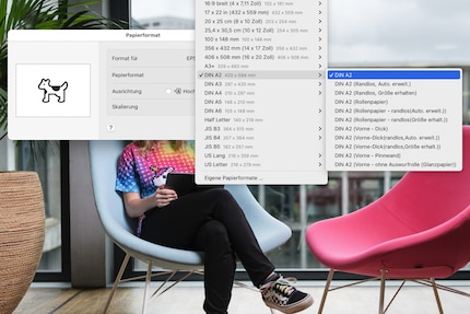 With the right driver, you have plenty of options when selecting the format. I’d avoid borderless.