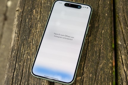 The locked app will not open without the correct face.