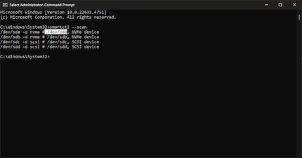 In my case, for example, the operating system SSD is called «/dev/sda».