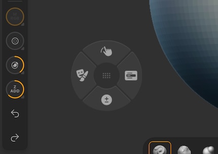 Dank Shortcut-Drehrad habe ich die wichtigsten Funktionen stets zur Hand.