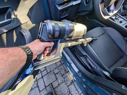 Beim Autosaugen habe ich die zusätzliche Power gemerkt.