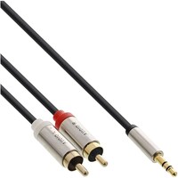 InLine Basic Slim Audio Kabel Klinke 3 (1 m, Oberklasse, 3.5mm Klinke (AUX))