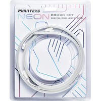 Phanteks Neon D-RGB LED Strip, Combo-Set, 40 cm (2 Stück) - weiß (RGB)