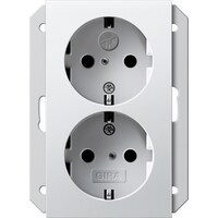 Gira SCHUKO 2f SH f. Flush-mounted socket 1.5f System 55 273527